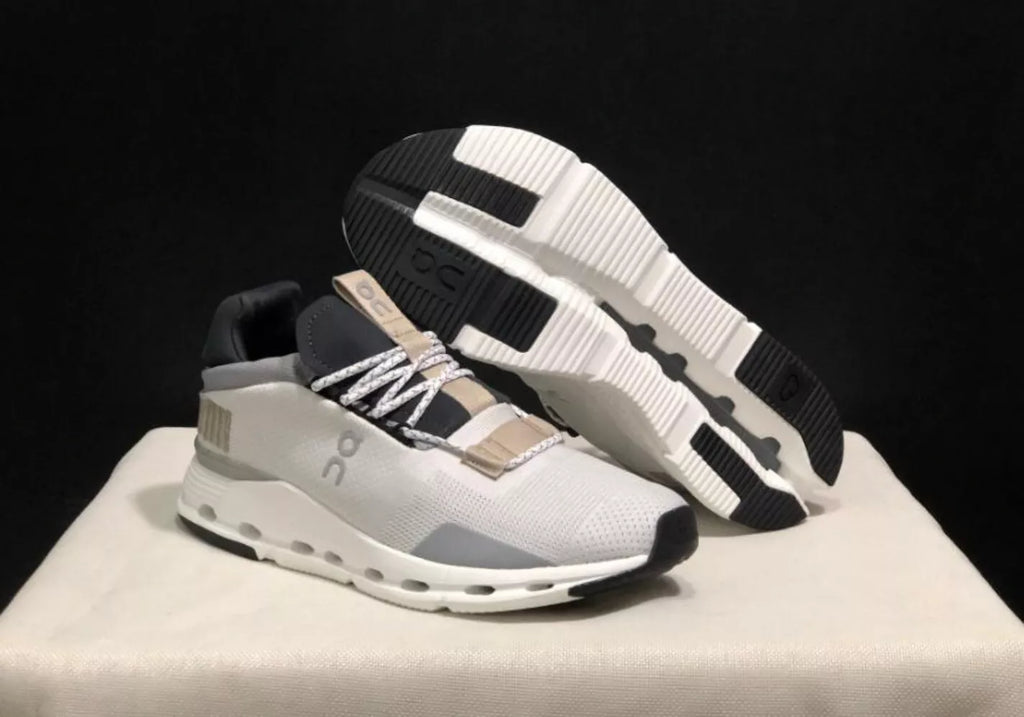 On Cloudnova Grey Lifestyle Trainers - product image from the listing.