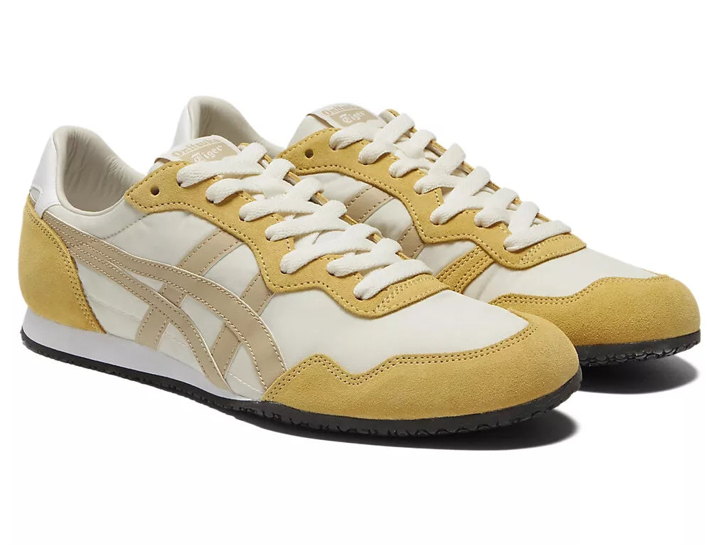 Cream Wood Crepe | 1183B400 753 - Onitsuka Tiger Serrano Sneakers - product image from the listing.