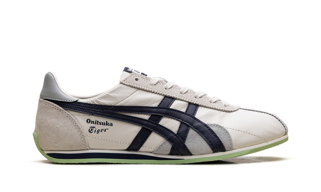 Onitsuka Tiger Runspark Sneakers in White Cream Navy - product image from the listing.