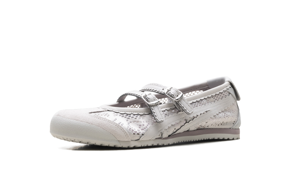 Women's Onitsuka Tiger Mexico 66 TGRS Ballet Flats - Oyster Grey - product image from the listing.