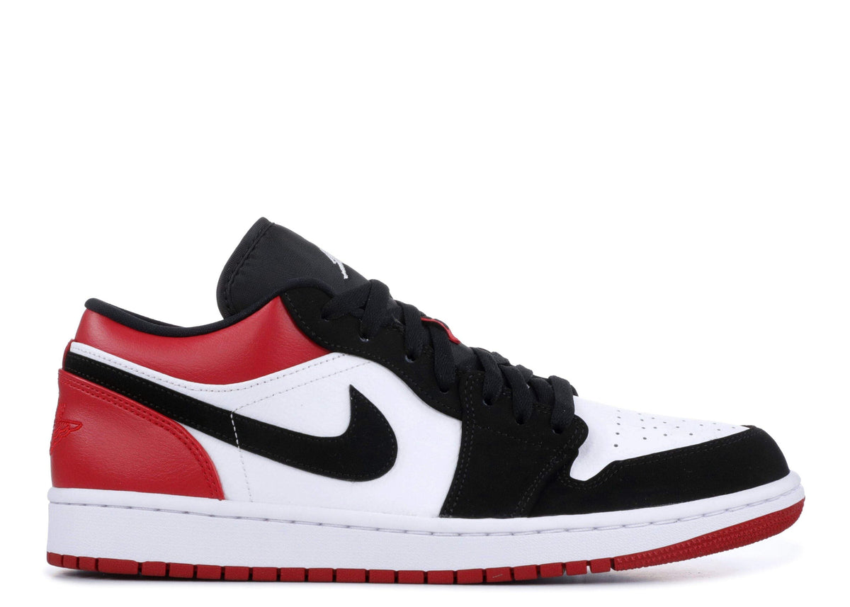 "Black Toe" Air Jordan 1 Low Sneakers - product image from the listing.