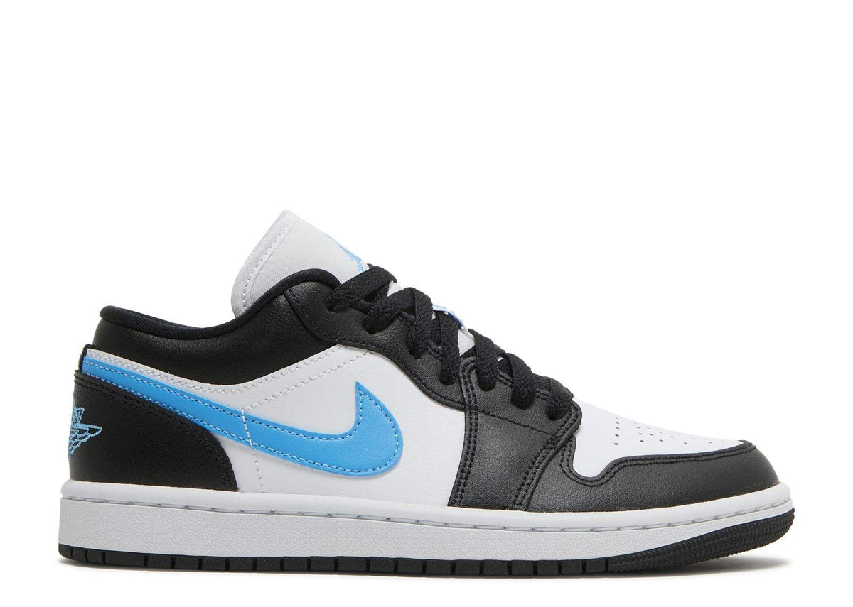 "Black University Blue" Air Jordan 1 Low Sneakers - product image from the listing.