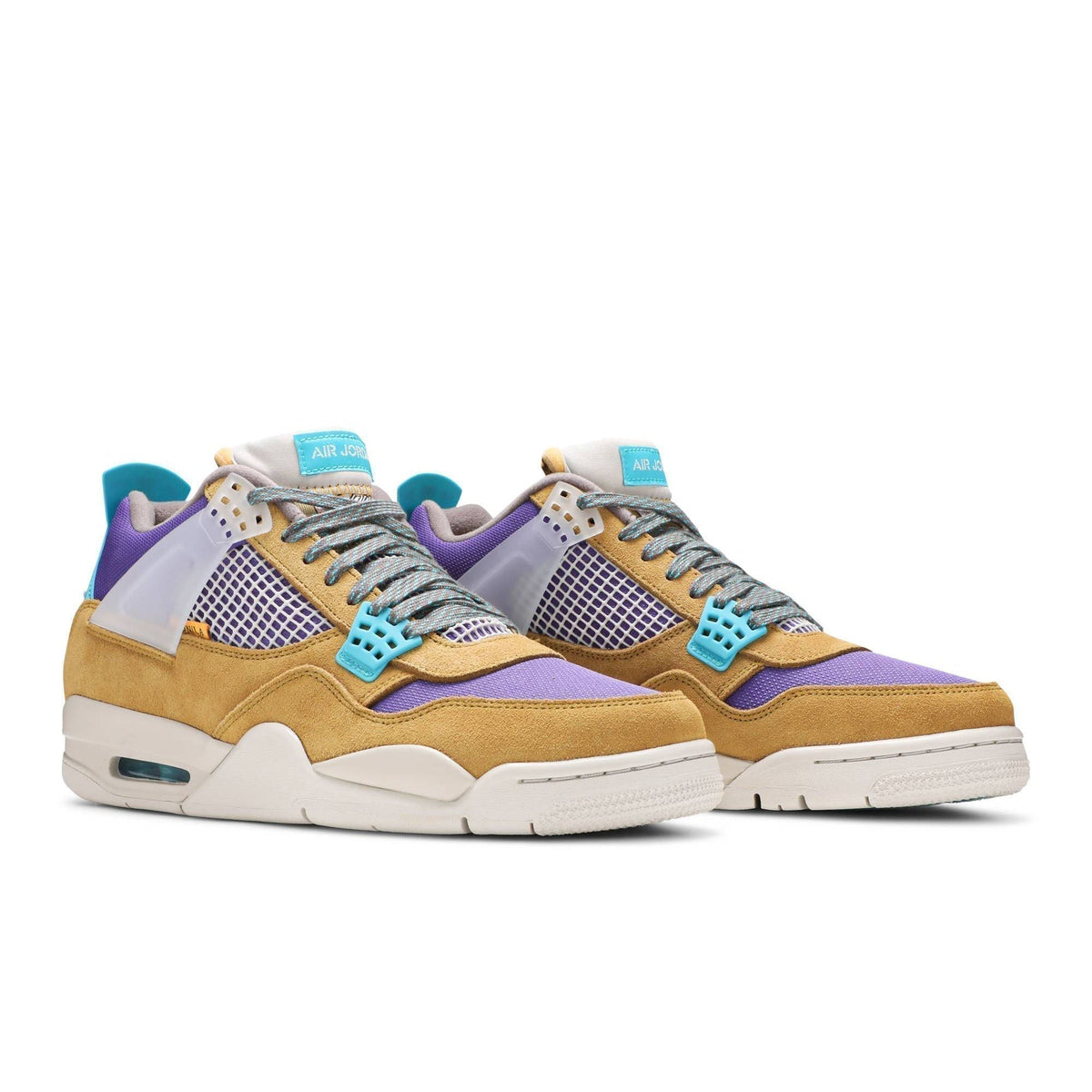Union LA x Air Jordan 4 Retro Desert Moss DJ5718-300 Trainers - product image from the listing.