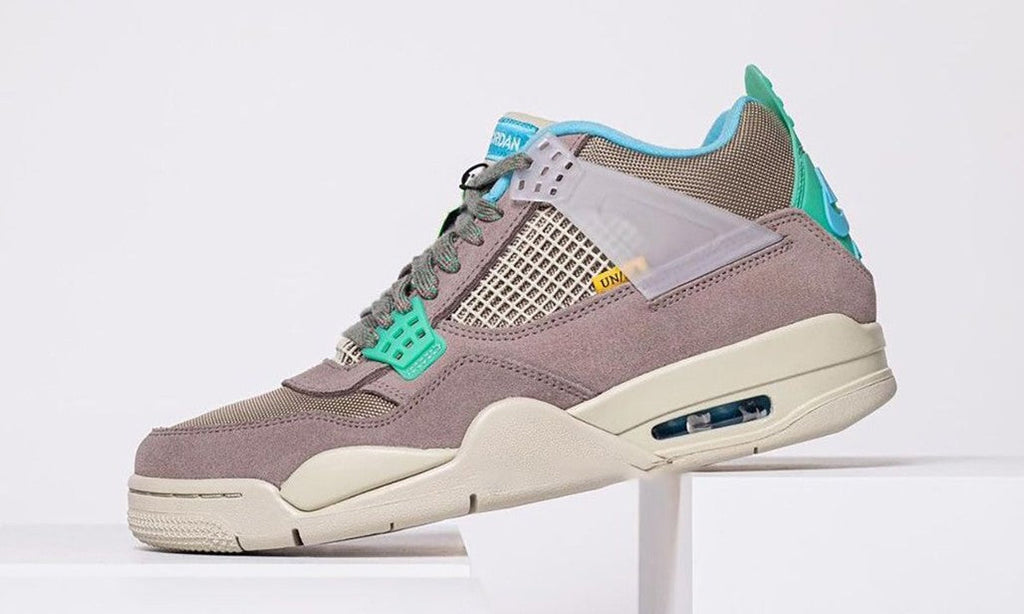 Union LA x Jordan 4 Retro Taupe Haze Trainers - product image from the listing.