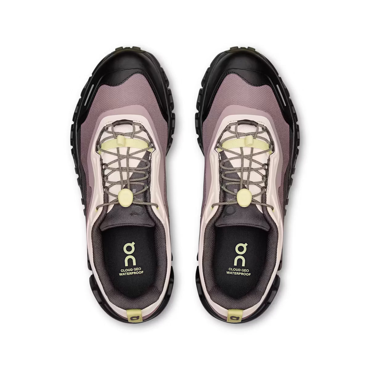 Women's On Cloud 6 Geo Waterproof Dew/Gobi Lifestyle Sneakers - product image from the listing.