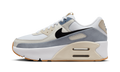 Women's Air Max 90 LV8 "White Ashen Slate Light Orewood Brown Black" FD4328 106 - product image from the listing.