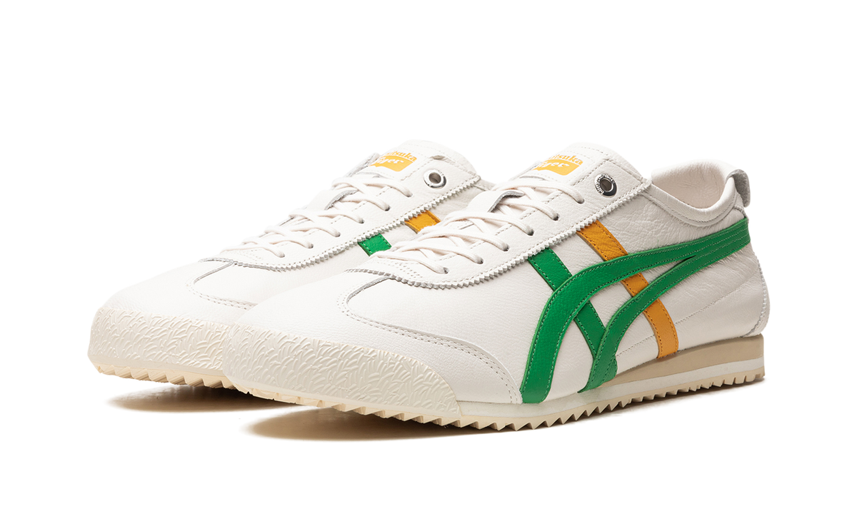 Cream Cilantro Green Yellow - Onitsuka Tiger Mexico 66 SD Sneakers - product image from the listing.