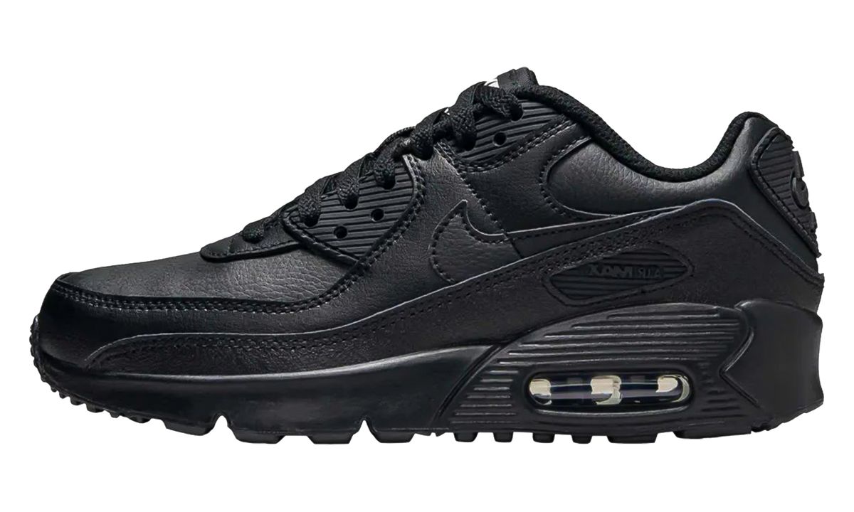 "Black / Black" Air Max 90 LTR GS CD6864 028 - product image from the listing.