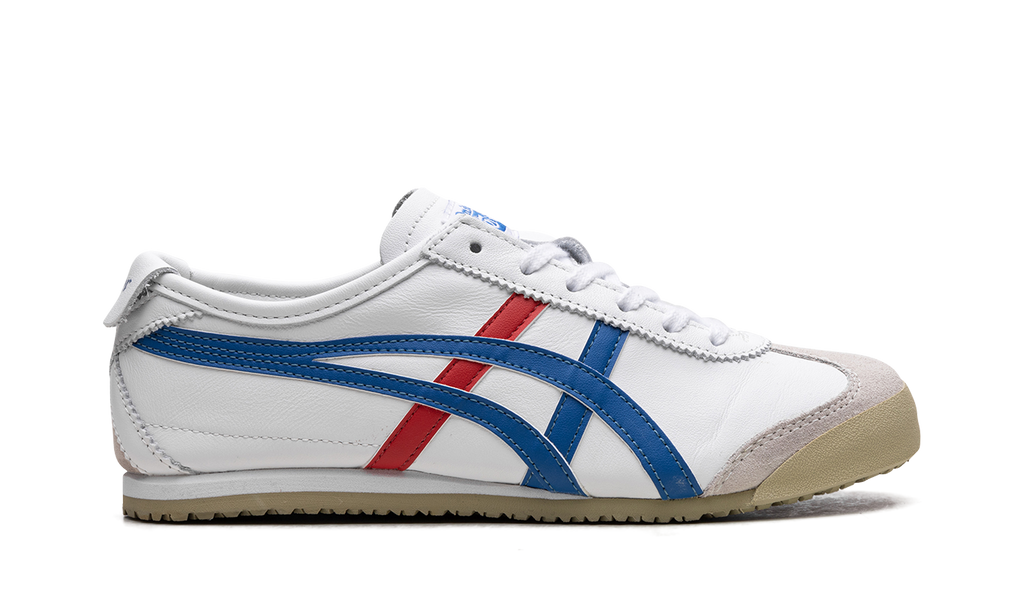 Onitsuka Tiger Mexico 66 Sneakers in White Blue Red - product image from the listing.