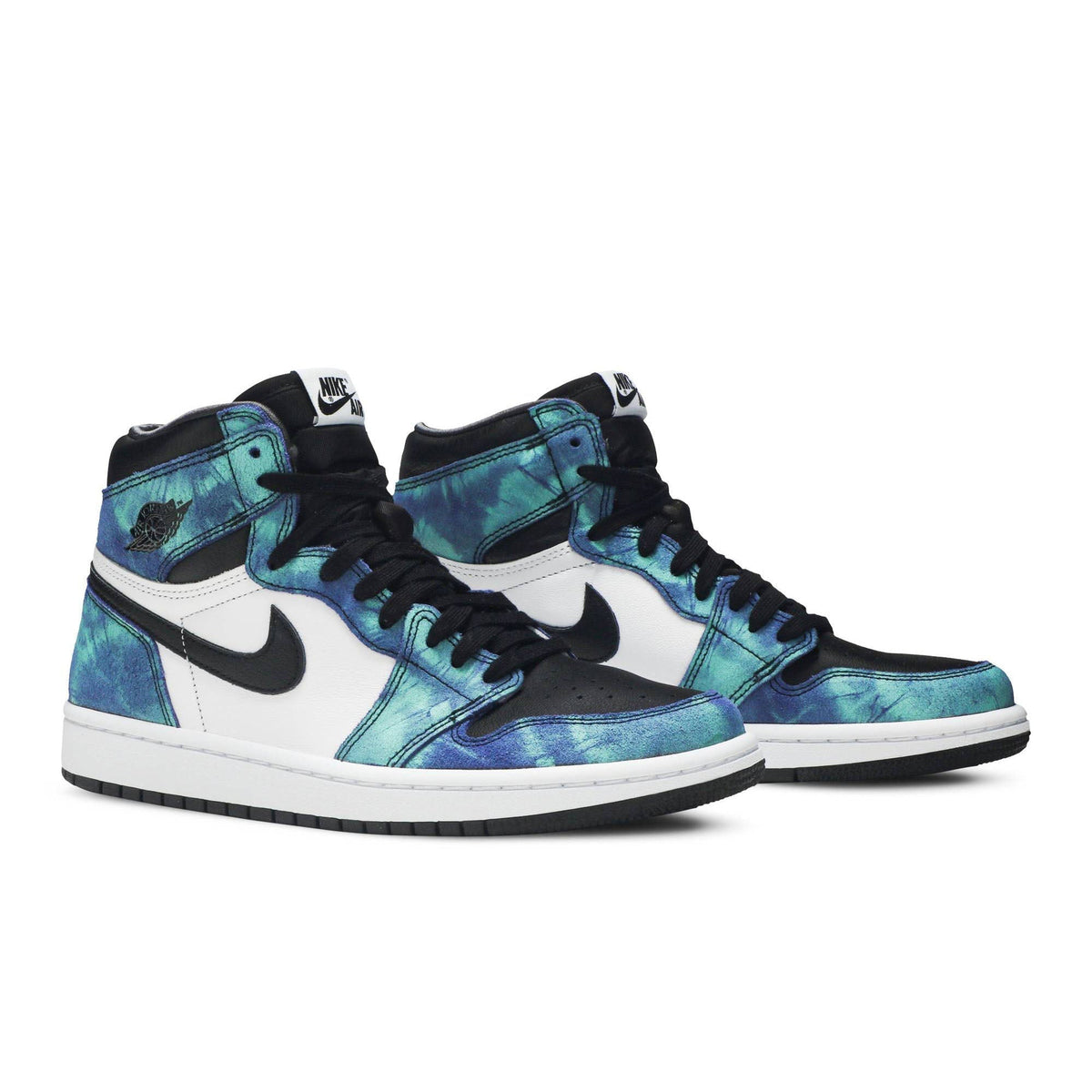 Air Jordan 1 Retro High OG Tie-Dye CD0461-100 Sneakers for Women - product image from the listing.