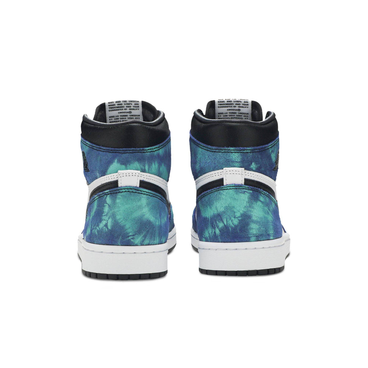 Air Jordan 1 Retro High OG Tie-Dye CD0461-100 Sneakers for Women - product image from the listing.