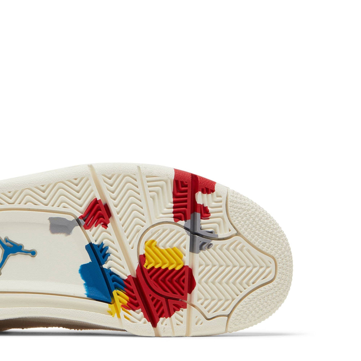Air Jordan 4 Retro Blank Canvas DQ4909-100 Sneakers for Women - product image from the listing.