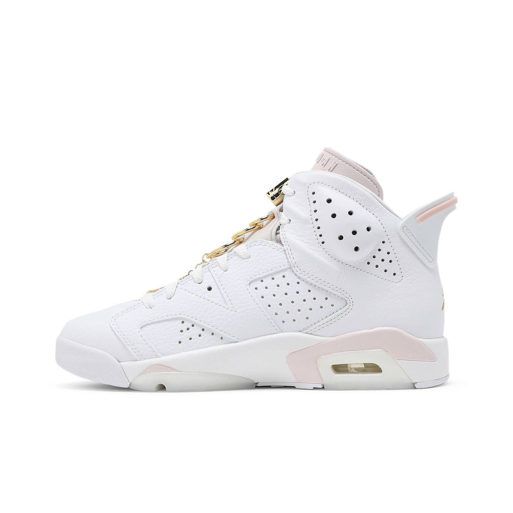 Air Jordan 6 Retro 'Gold Hoops' DH9696-100 Sneakers for Women - product image from the listing.