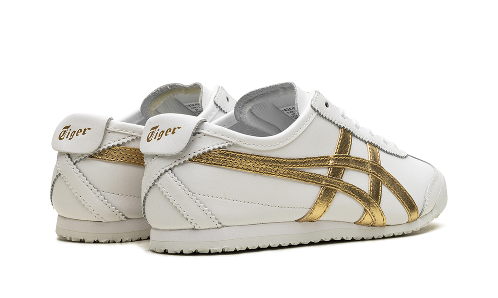 White Rich Gold - Onitsuka Tiger Mexico 66 Sneakers - product image from the listing.