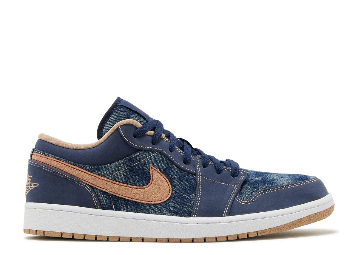 "Denim" Air Jordan 1 Low SE Sneakers - product image from the listing.