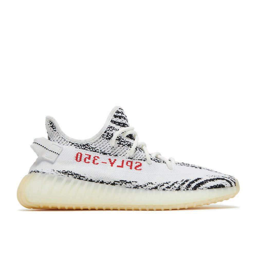 "Zebra" Yeezy Boost 350 V2 Sneakers - product image from the listing.