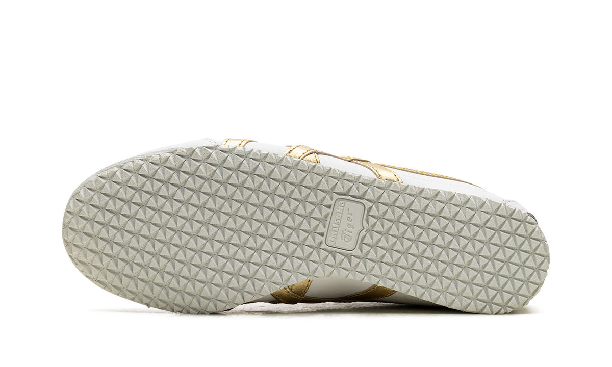 White Rich Gold - Onitsuka Tiger Mexico 66 Sneakers - product image from the listing.