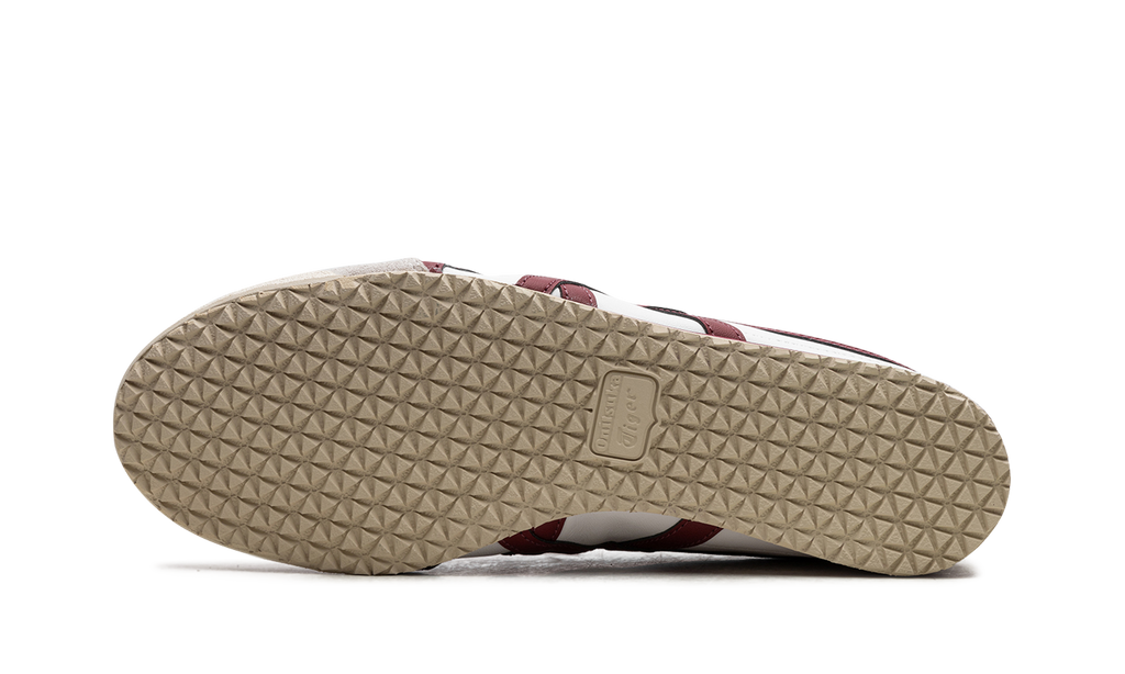 Onitsuka Tiger Mexico 66 Sneakers in White Burgundy - product image from the listing.